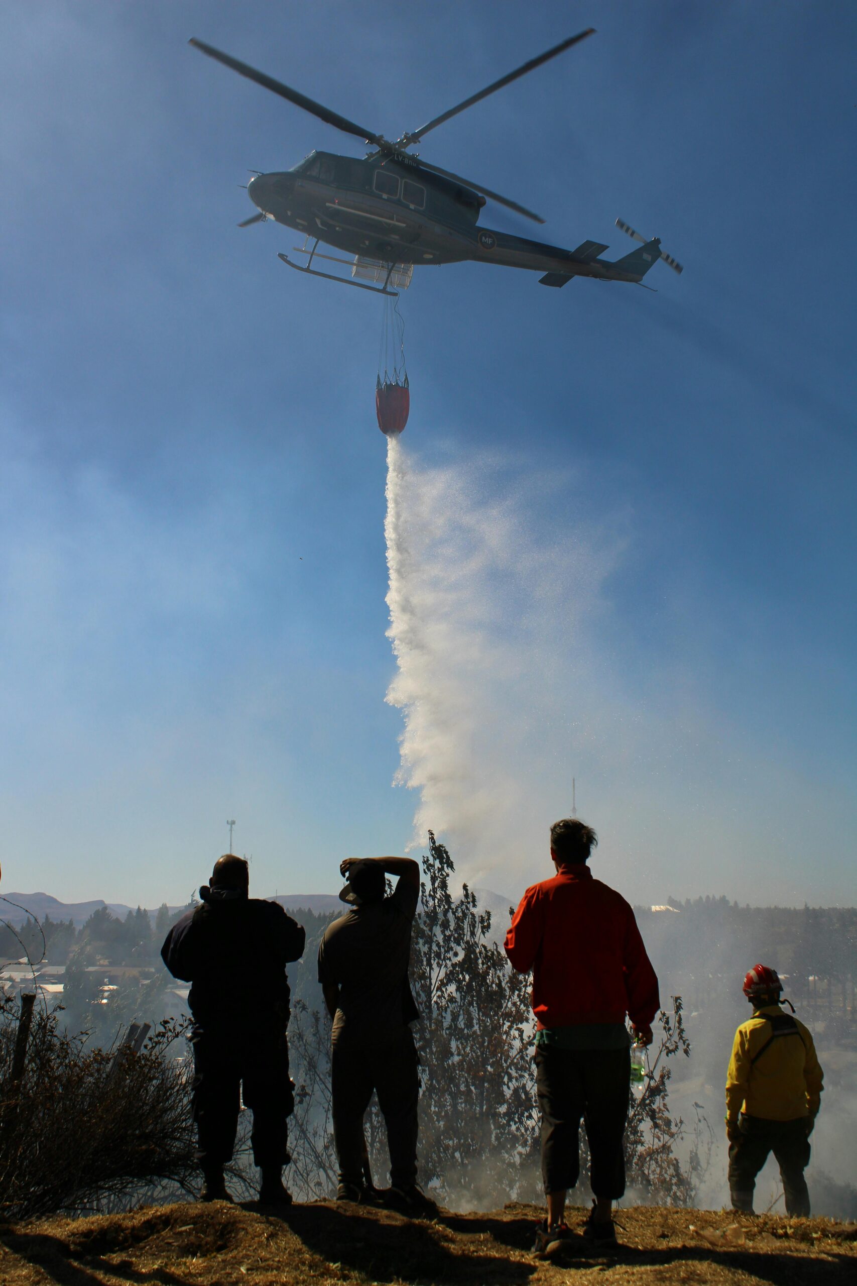 helicopter water drop