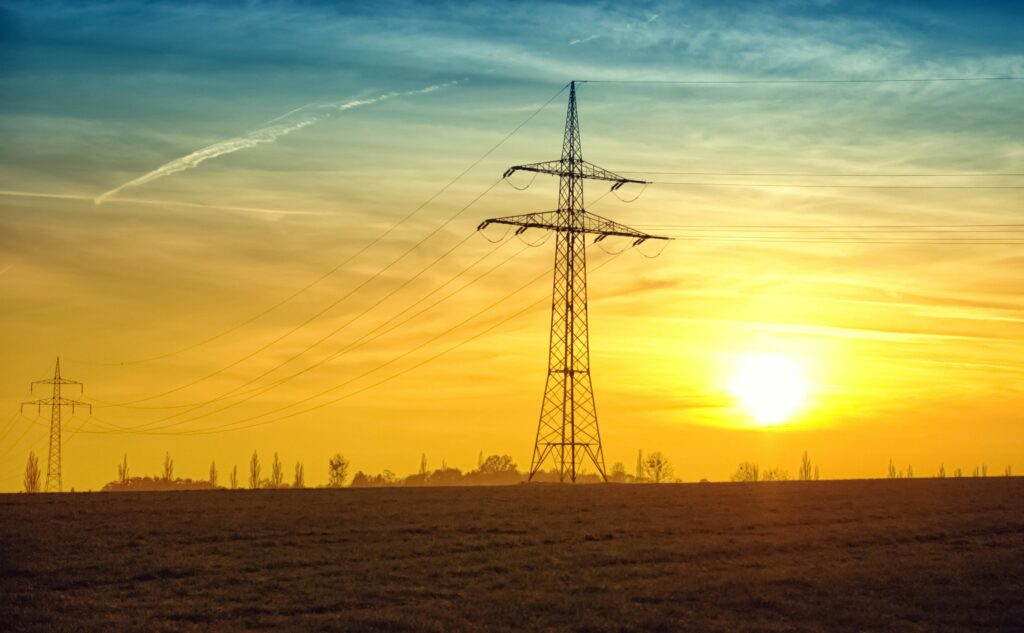 image of power lines